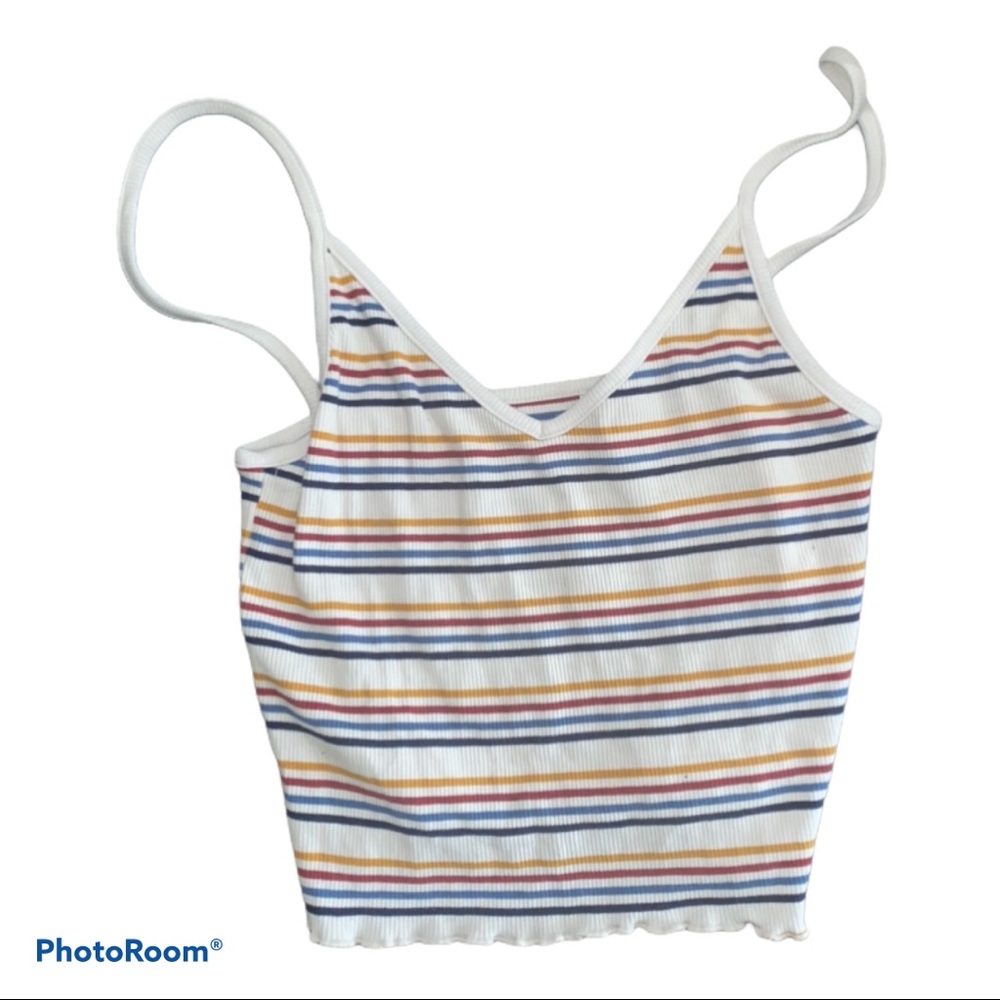 pacsun striped tank size small